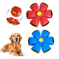 alfyng 2 Pack Pet Toys Flying Dog Saucer Ball Dog Interactive Saucer Ball for Dogs Games Toys Dog Disc Flying Saucer Ball for Pet and Kids Dog Outdoor Sports (Red + Blue)