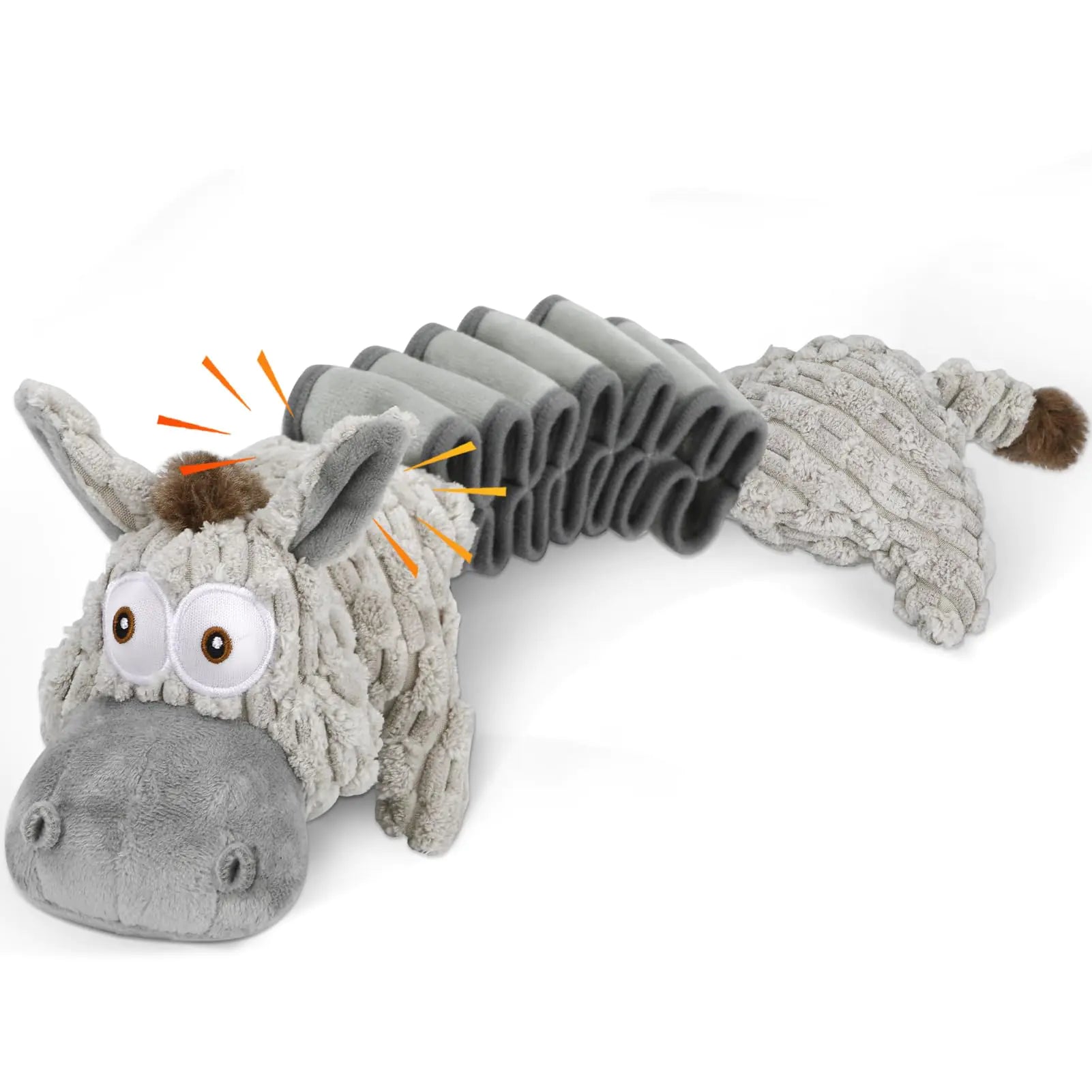 Homounter Large Squeaky Plush Dog Toys Interactive Puppy Toys for Tug of War Tough Pet Toys for Dogs Dog Chew Toy for Small Medium and Large Dogs